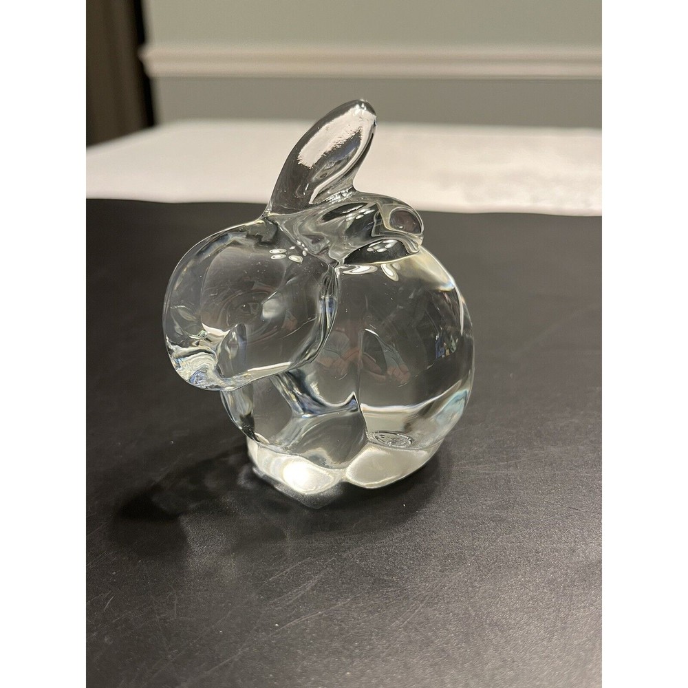 Fenton Glass Bunny Rabbit Clear Original Sticker